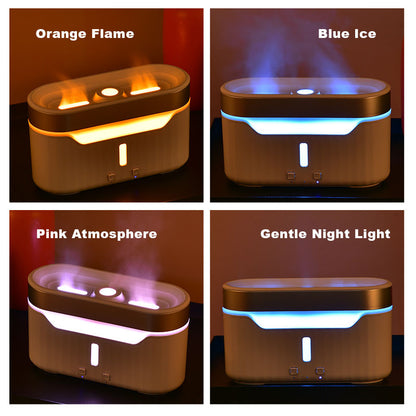 Jellyfish Flame Simulation Aromatherapy Lamp Humidifier