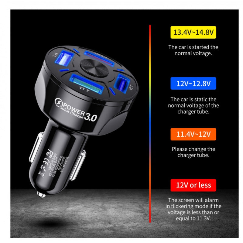 Fast Charge Car Charger One For Four