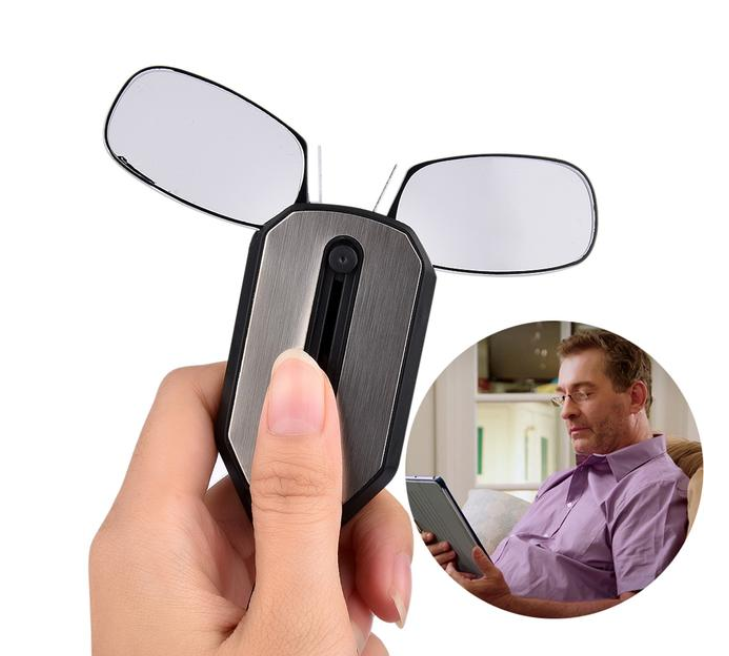 Mini Rimless Nose Clip On Portable Magnifying Reading Glasses Men & Women