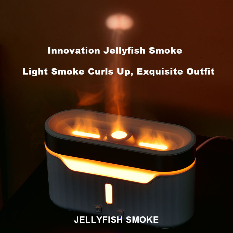 Jellyfish Flame Simulation Aromatherapy Lamp Humidifier