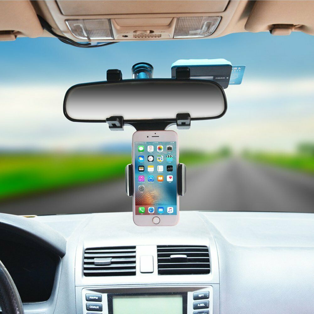 360° Rear-view Mirror Phone Mount